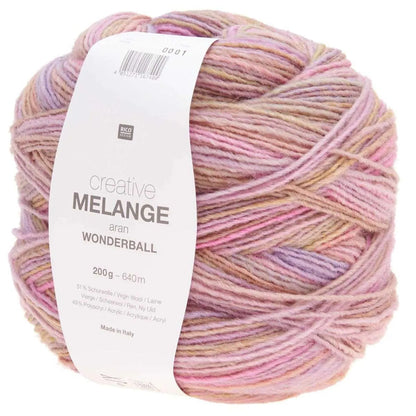Rico Design Creative Melange Aran Wonderball 200g Rico Design