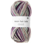 Rico Design Socks Neon Fair Isle 4-fädig Sockenwolle Rico Design