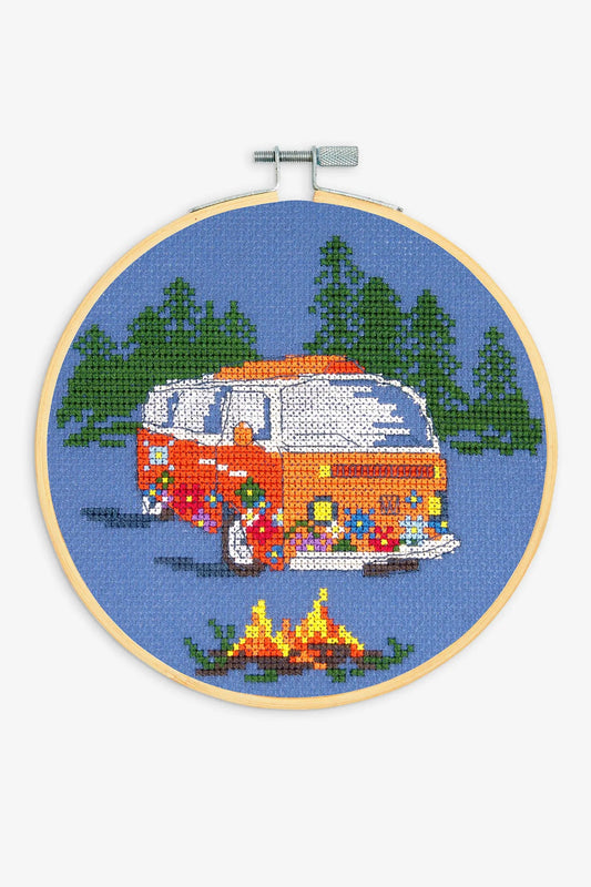 3 Kits point de croix – Le Van Orange Anchor