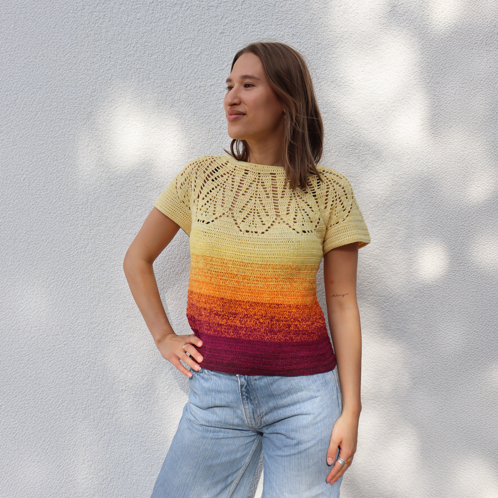 Calliandra Top Häkelset SparWolle