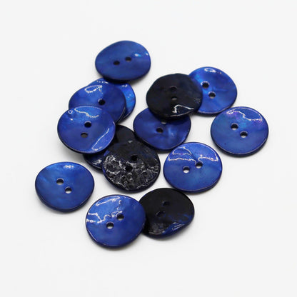 Gefärbte Perlmuttknöpfe 15mm Balu SparWolle