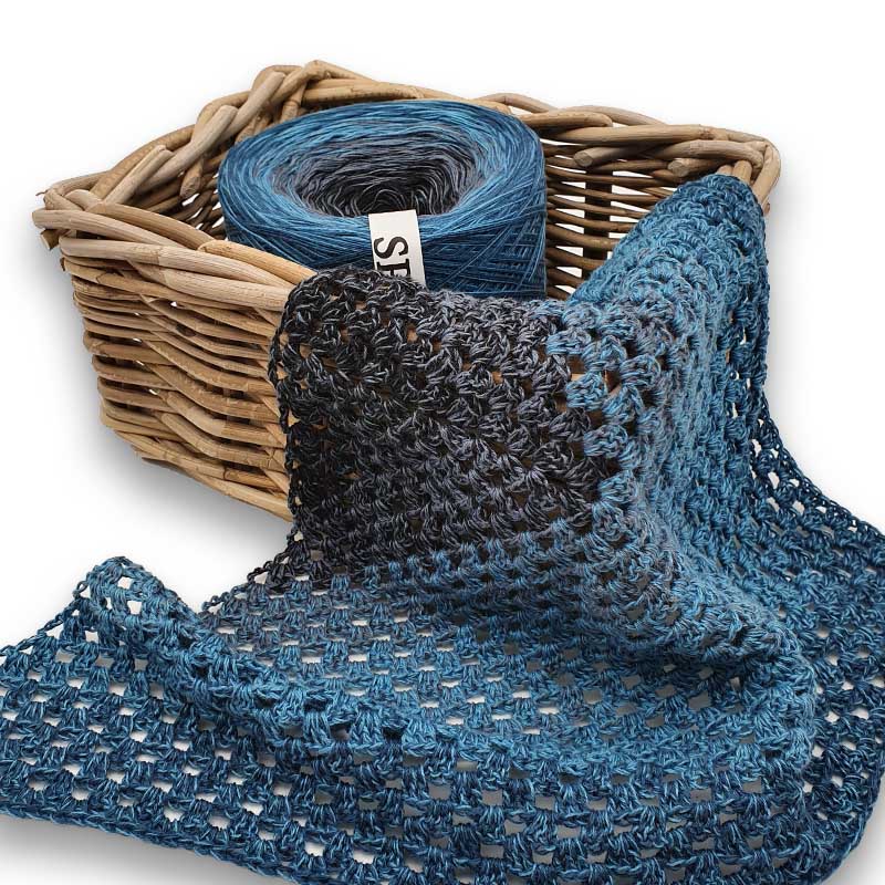 Bobbel Farbverlaufsgarn, Originals, 50% Baumwolle SparWolle