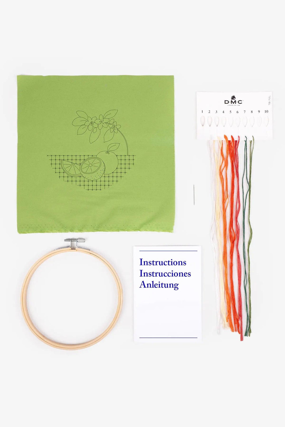 Orangen - Stickset Niveau mittel Anchor