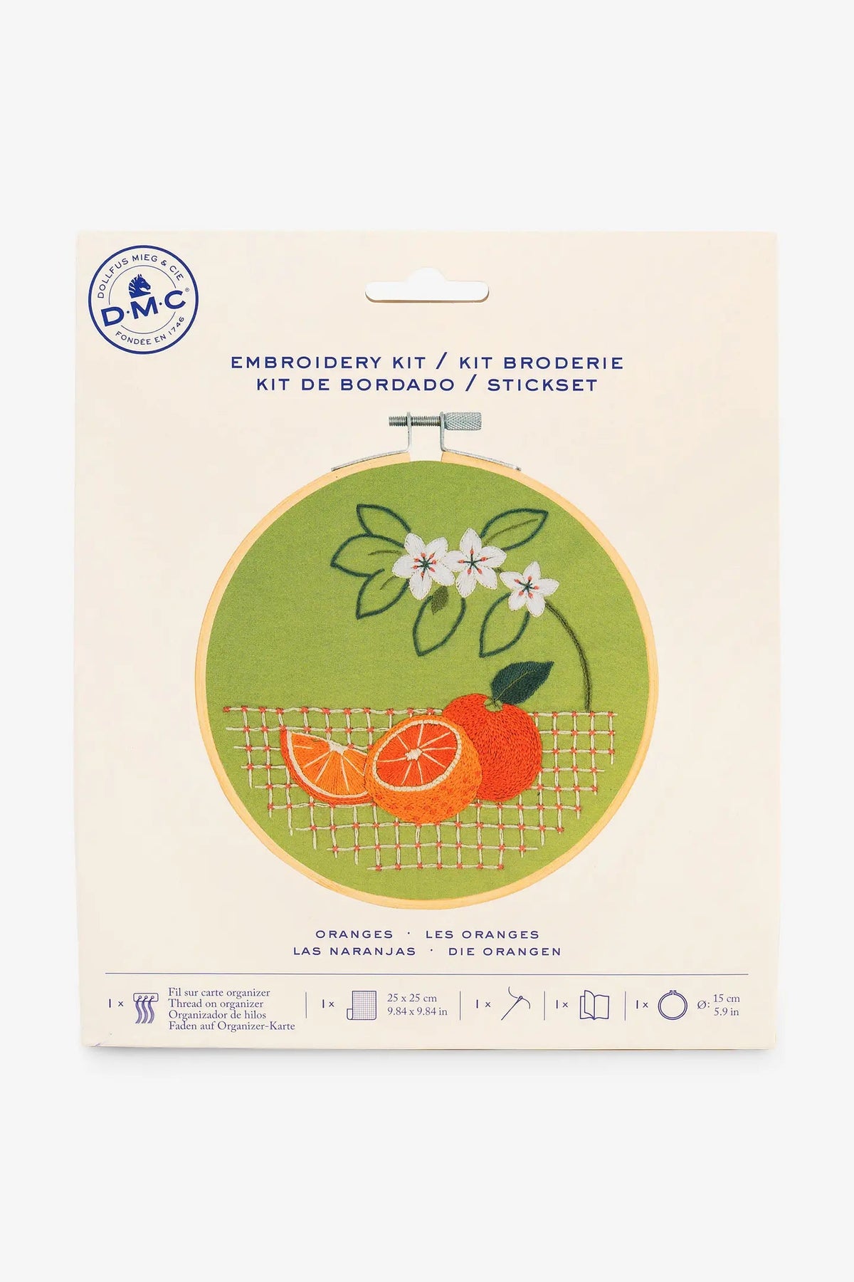 Orangen - Stickset Niveau mittel Anchor