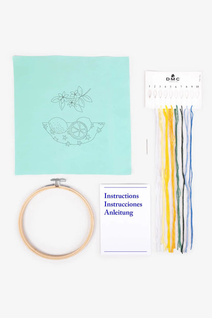 Zitronen - Stickset Niveau mittel Anchor
