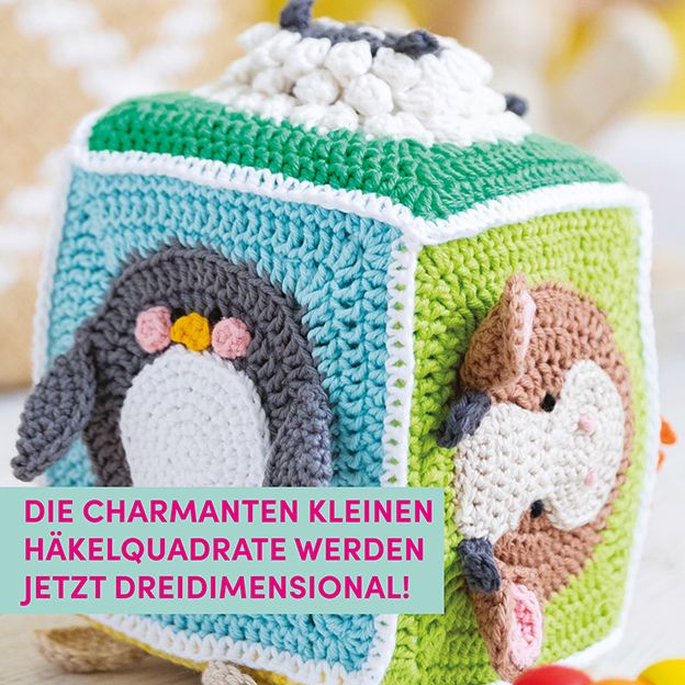 3D Granny Squares häkeln Topp