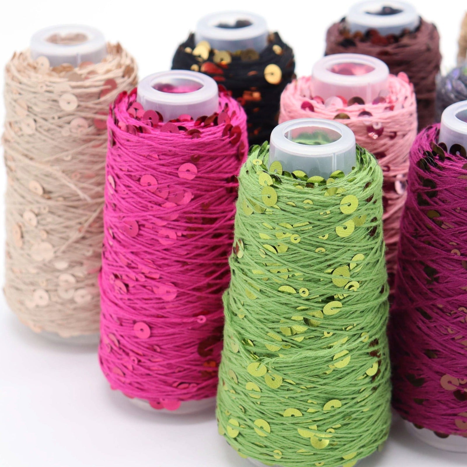 Amraya Sparkle, Baumwollgarn mit Pailletten SparWolle