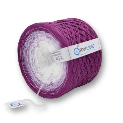 Bobbel Farbverlaufsgarn, WhiteLine SparWolle