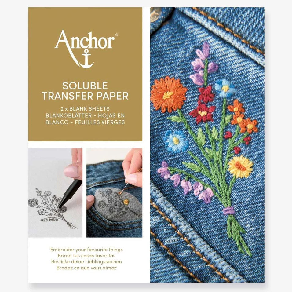 Lösliches Transferpapier A5 x2