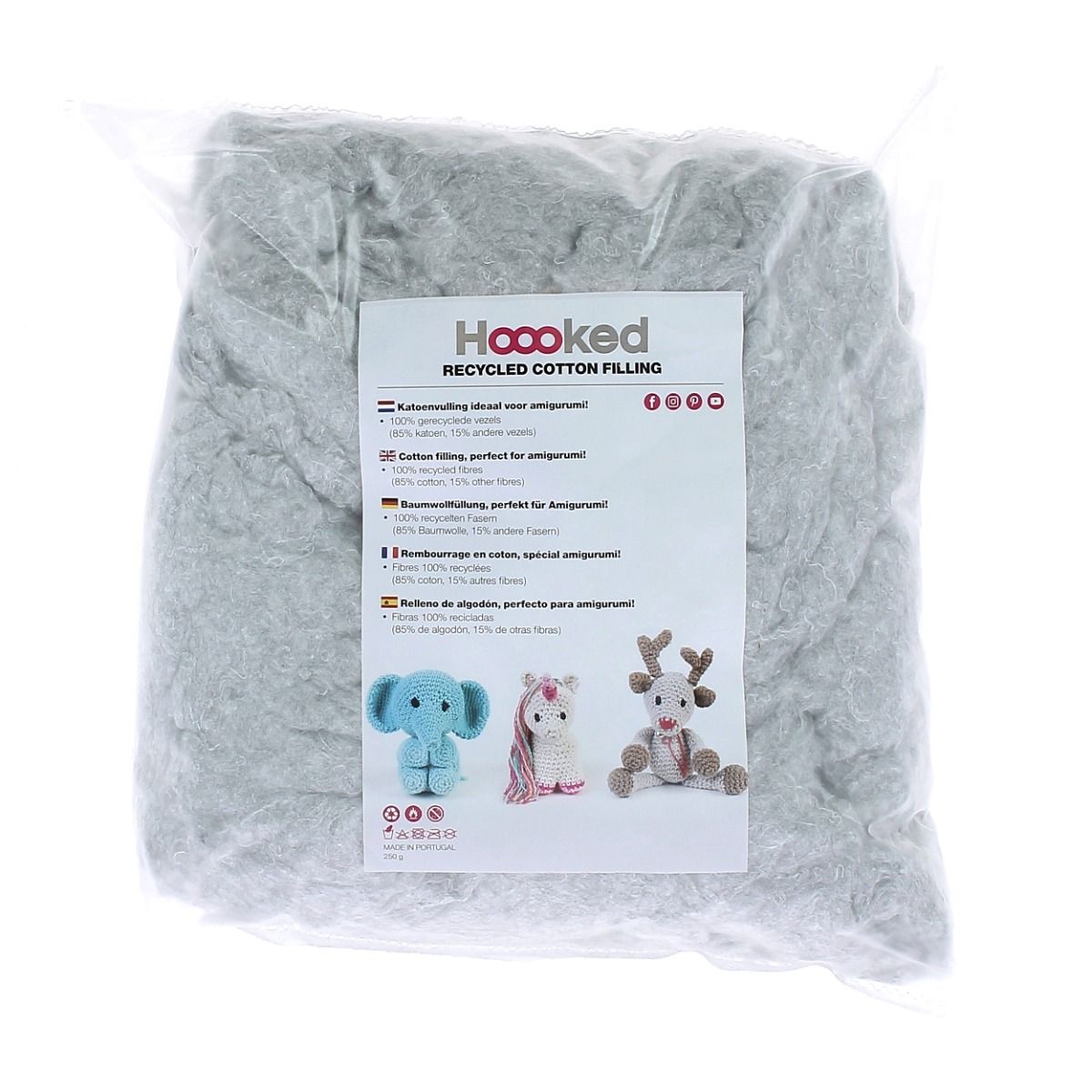 100% Recycled Fluffy Cotton Filling Cloud - 250 gr. SparWolle
