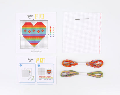 Anchor Heart Stickset – Stickmotiv im Detail