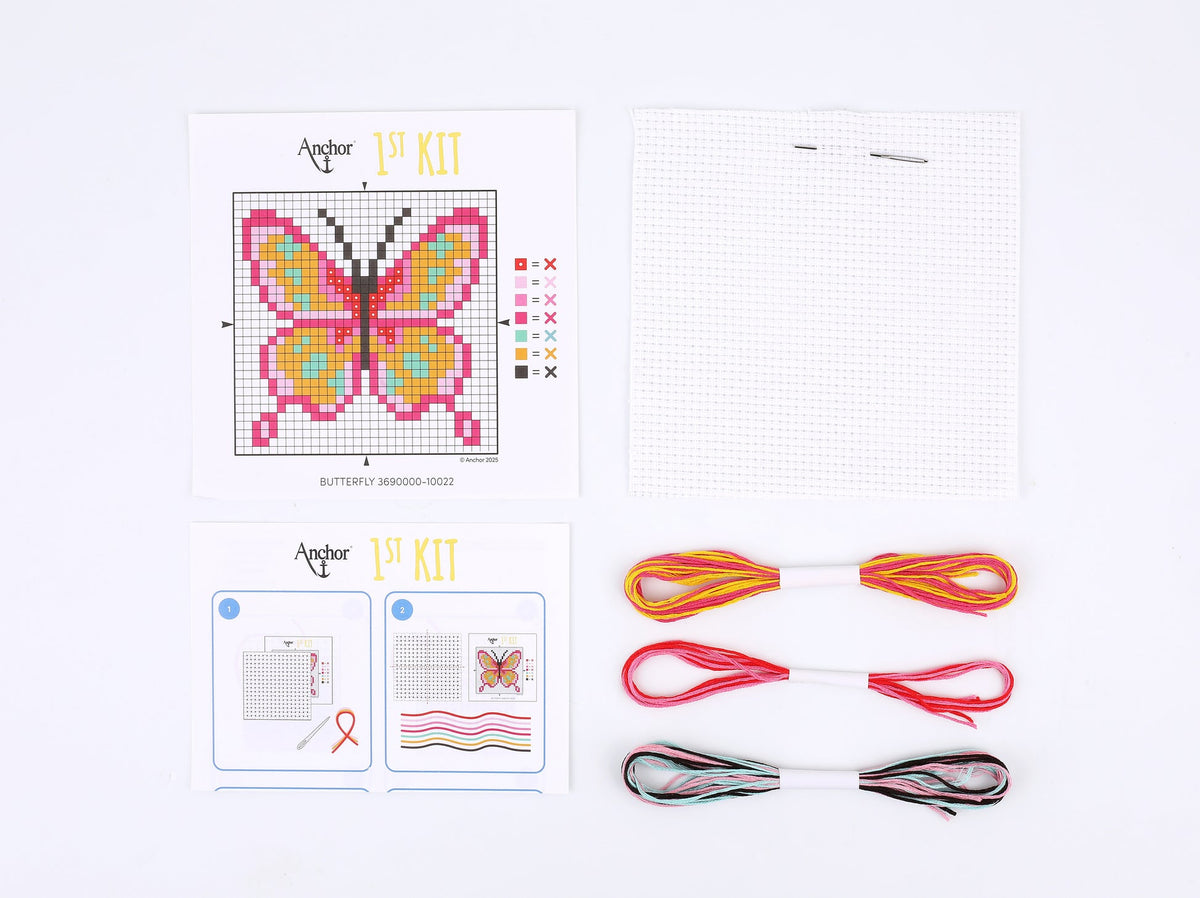 Anchor Butterfly Stickset – Setinhalt und Anleitung