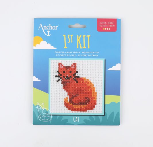 Anchor Cat Stickset – Stickmotiv im Detail