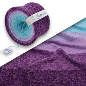 Bobbel Farbverlauf, 100% Baumwolle Sanfter Verlauf