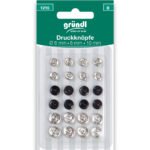 Gründl Druckknöpfe, 24 Stück