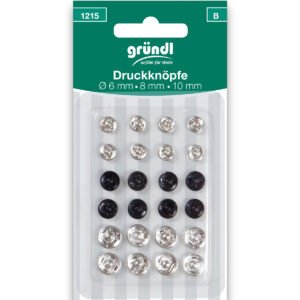 Gründl Druckknöpfe, 24 Stück