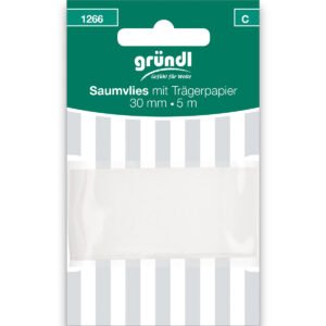 Gründl Saumvlies mit Trägerpapier, 30 mm x 5 m