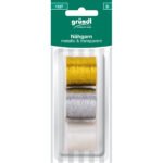 Gründl Nähgarn, metallic & transparent, je 100 m