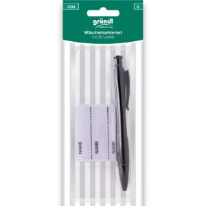 Gründl Wäschemarkierset, 30 Labels