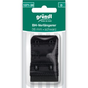 Gründl BH-Verlängerer, schwarz 38mm