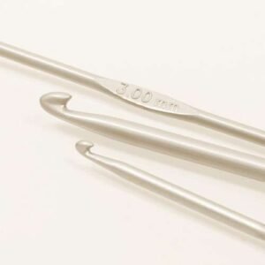 Aluminium crochet hook 15cm