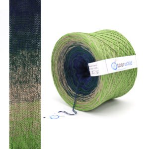 Bobbel Farbverlauf, 50% Baumwolle Sanfter Verlauf