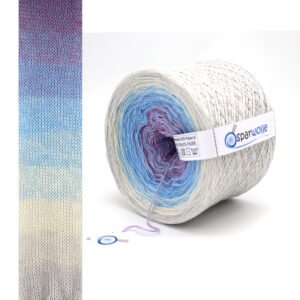 Bobbel Farbverlauf, 50% Baumwolle Sanfter Verlauf
