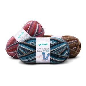 Gründl Sockenwolle, Hot Socks Soave, 6-fach