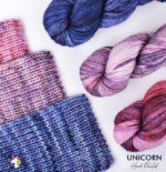 Gazzal Handgefärbte Merinowolle, Unicorn