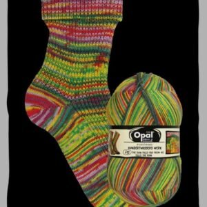 Opal Sockenwolle, Hundertwasser 4-FÄDIG 100g